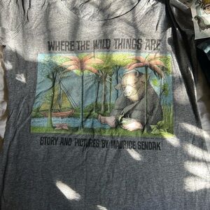 Where the Wild Things Are Gray Graphic T-Shirt
